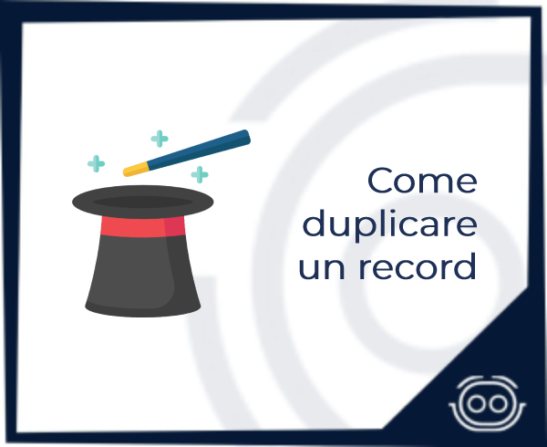 Come duplicare un record