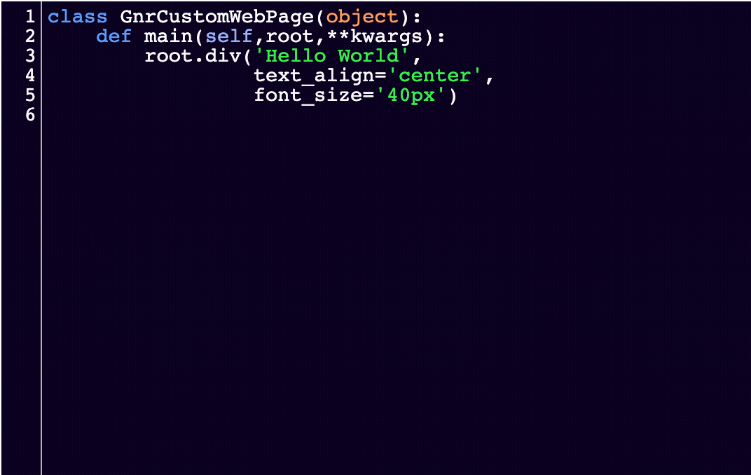 Genropy Hello world
